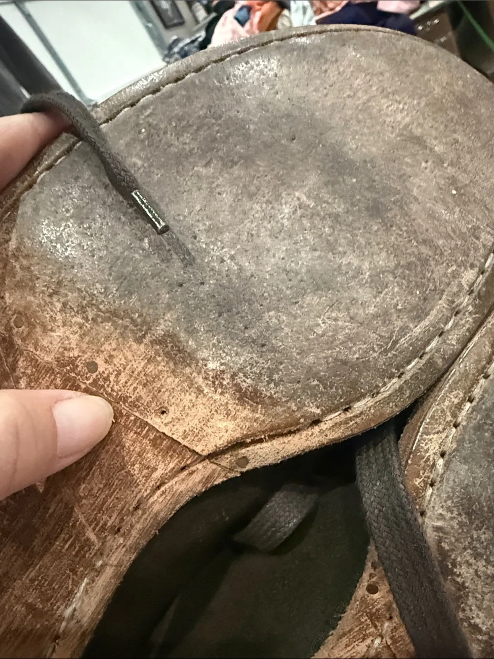 John Varvatos Olive Suede Chukka Lace-Up Boots